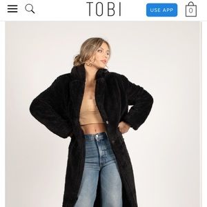 Tobi To Myself Oversized Teddy Coat